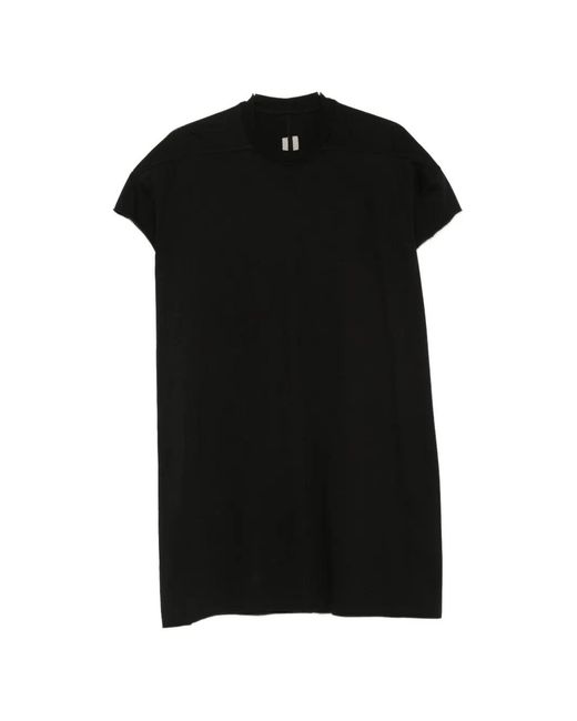 Rick Owens Black Rick S Jumbo Cap-Sleeve T-Shirt for men