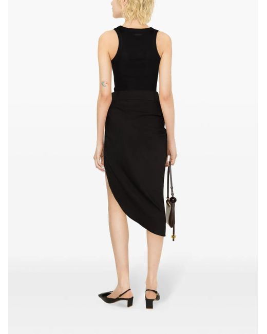 Jacquemus Black Le Debardeur Gros Grain Top