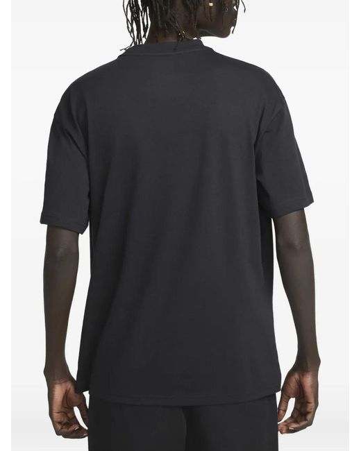 Nike Blue Graphic-Print T-Shirt for men