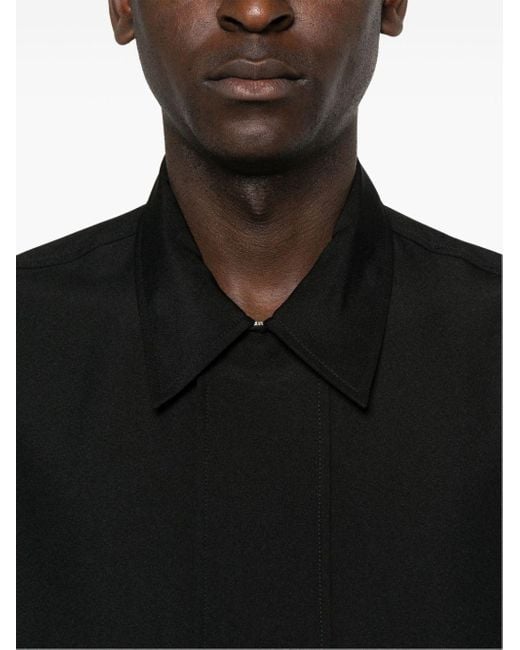 OAMC Black Sally Short-sleeve Shirt for men