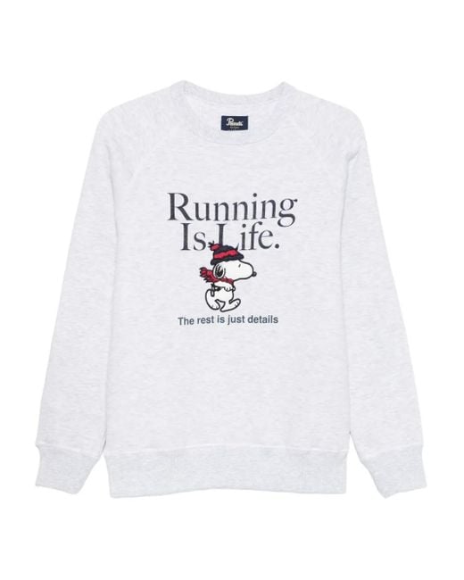 In The Box White Snoopy-Graphic Sweatshirt for men