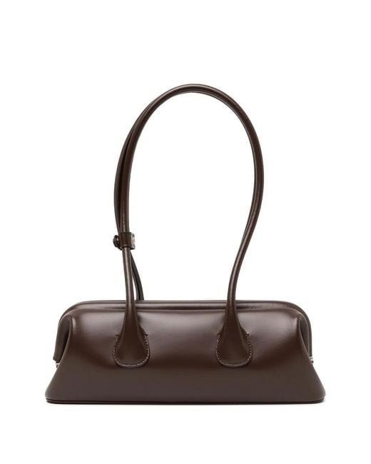 OSOI Brown Mini Boat Tote Bag