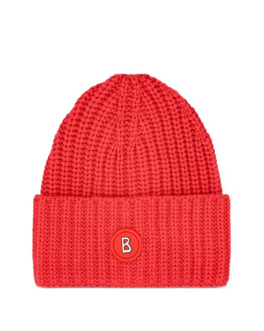 Bogner Beanie mit Logo in Red für Herren