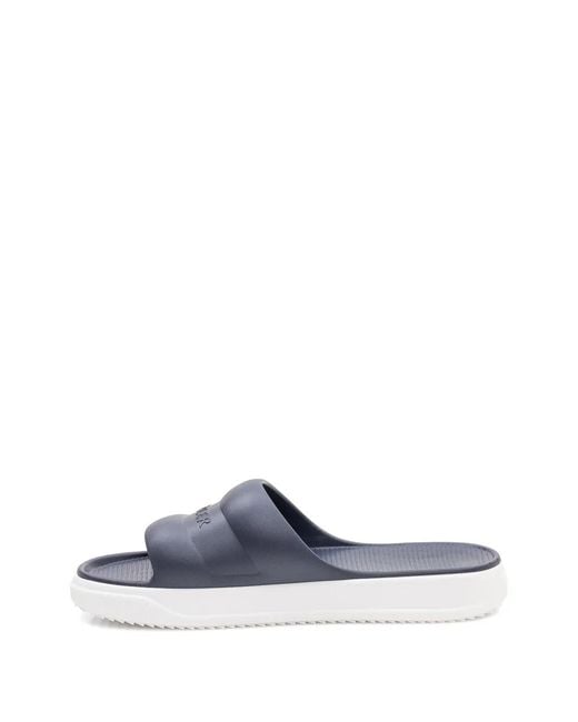 Moncler Blue Altive Padded Slides for men