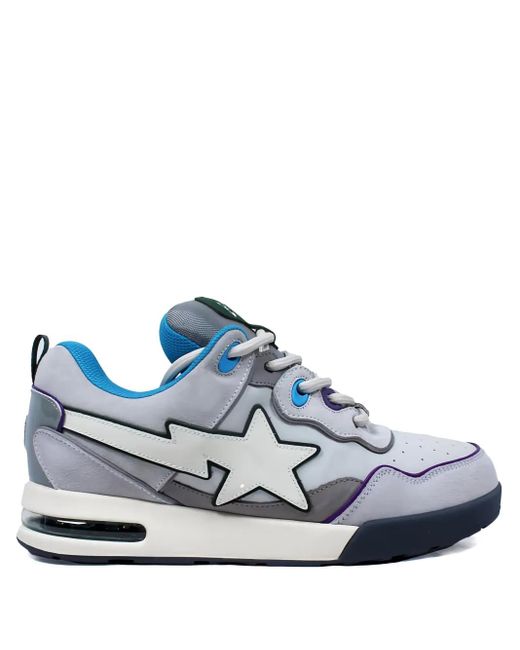 A Bathing Ape Blue Flip Sta Sneakers for men