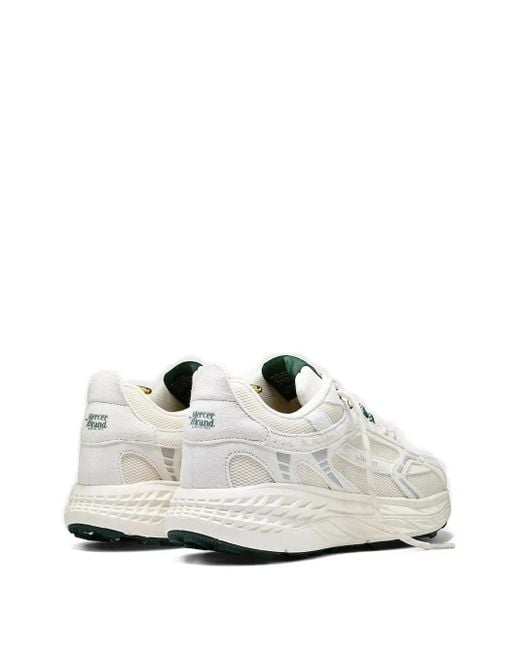 The Mercer Brand White The Re-Run Max Mesh-Panelled Sneakers