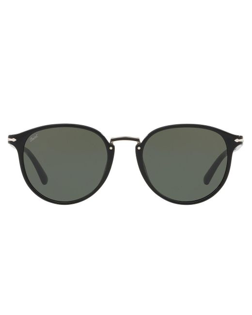 Persol Sonnenbrille mit runden Gläsern in Black für Herren