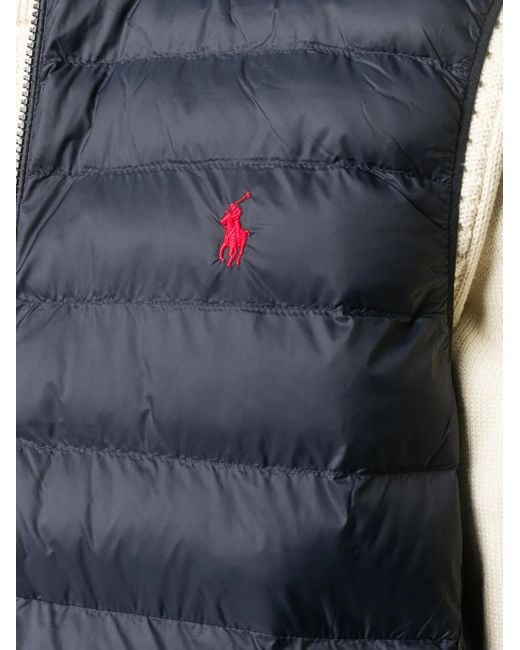 Polo Ralph Lauren Black The Packable Quilted-Down Shell Gilet for men