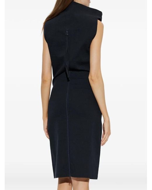 Issey Miyake Blue Sleeveless Dress