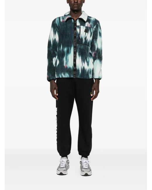 Barrow Black Logo-Print Cuffed Joggers