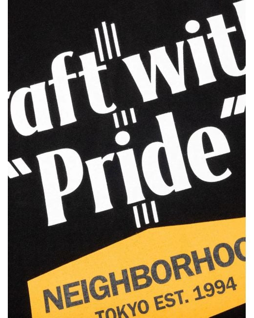 Neighborhood Craft With Pride T-Shirt in het Black voor heren