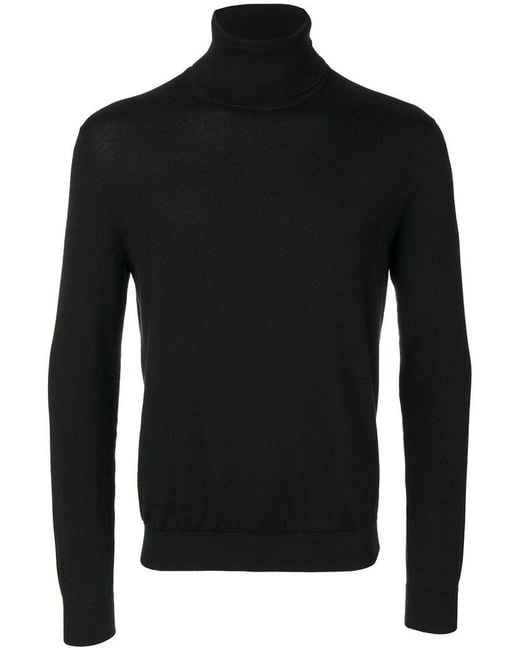 Gucci Black Roll Neck Sweater for men