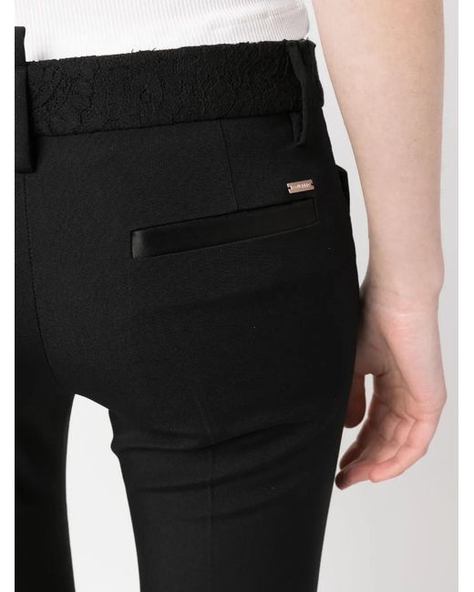 DSquared² Black Slim-Cut Virgin Wool Trousers