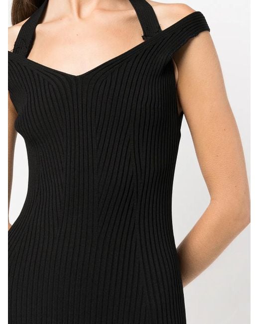Jonathan Simkhai Black Halterneck Midi Dress
