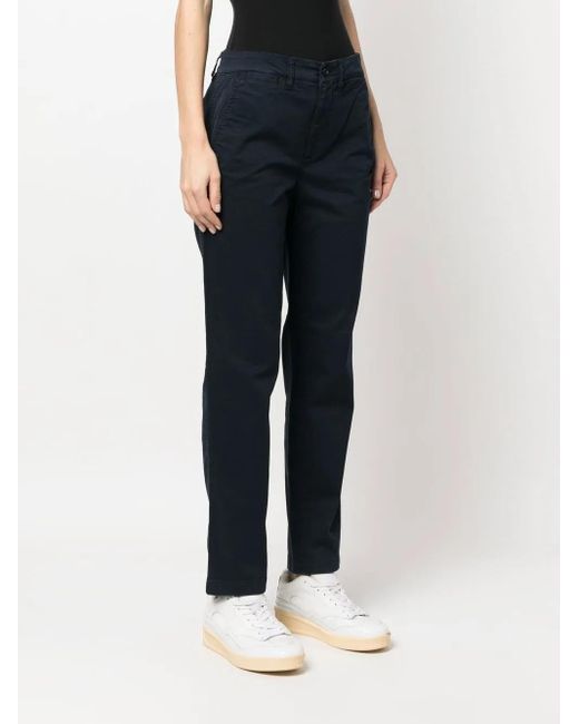 Ralph Lauren Blue Slim-Fit Cotton Trousers