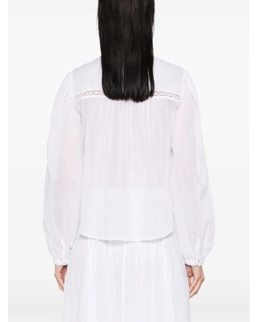 Isabel Marant Greicy Blouse in het White