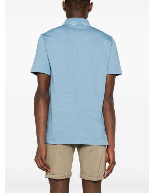 Organic Cotton Polo Shirt, Blue
