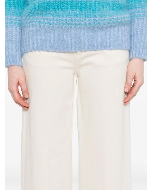 Dondup White Jeans mit geradem Bein