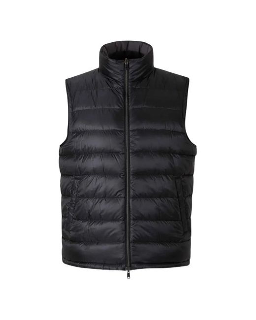 Herno Black Padded Gilet for men
