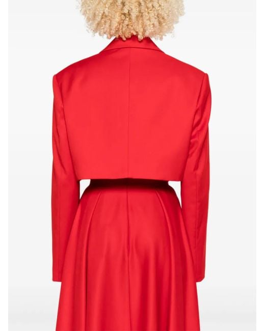 Nissa Red Cropped Jacket