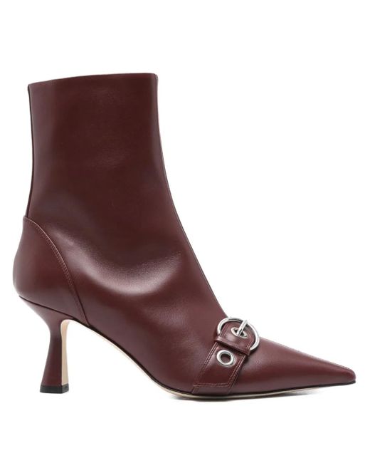 Aeyde Brown 80Mm Halima Boots