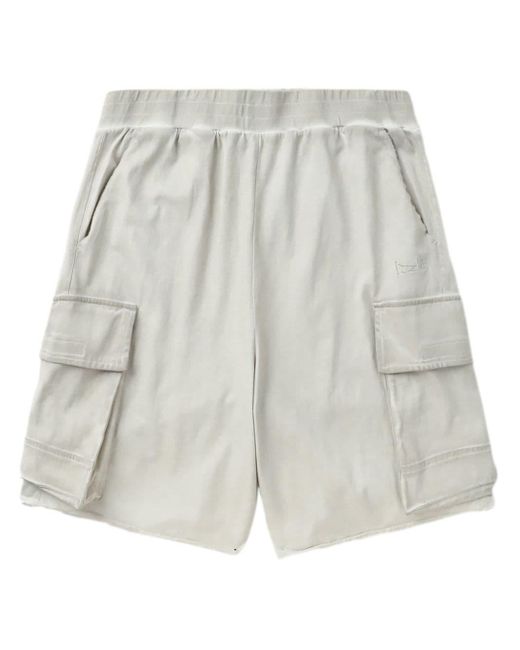 Izzue Cargo-Shorts mit Cold-Dye in Gray für Herren