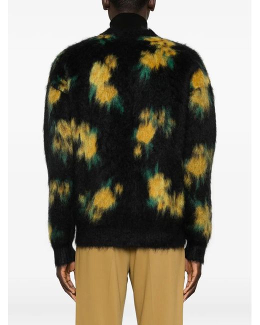 Jil Sander Black Buttoned Cardigan for men