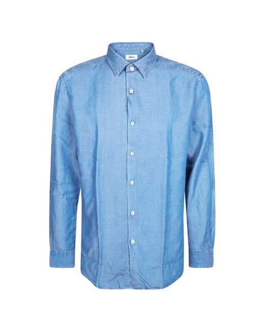 Altea Blue Long-Sleeve Shirt for men