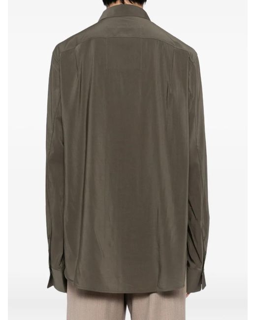 Ziggy Chen Green Long-Sleeve Shirt for men