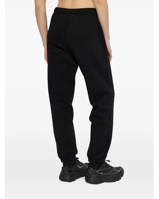 Canada Goose Black Wander Logo-Patch Track Pants