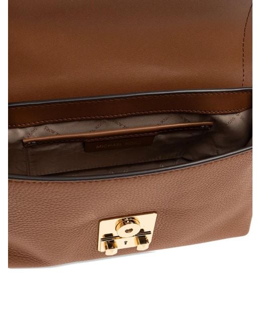 MICHAEL Michael Kors Brown Tribeca Chain-Detail Crossbody Bag