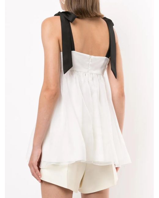 Macgraw Organza Blouse in het White