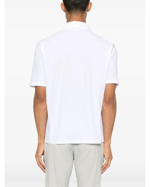 Herno White Spring Polo Shirt for men