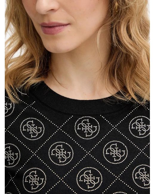 Guess Black Crew-Neck Sweater