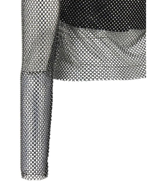 Sportmax Top Verfraaid Met Stras in het Black