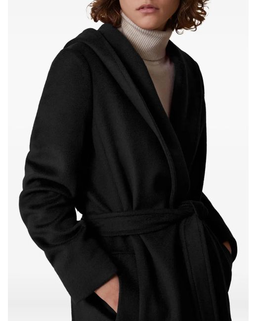 Pennyblack フーデッド ベルテッドコート Black