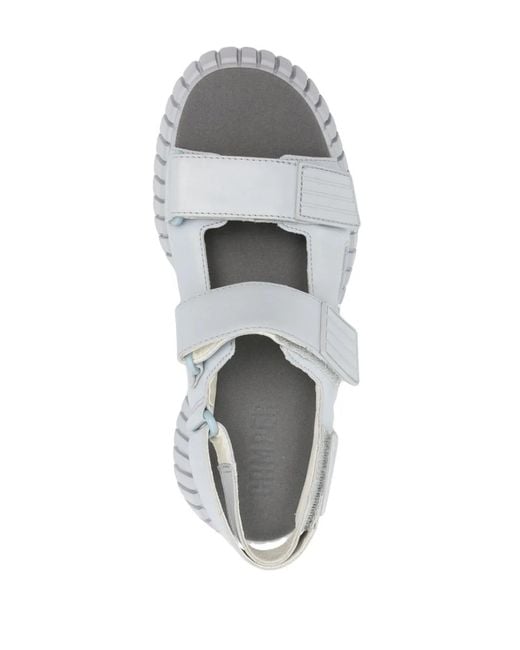 Camper White Bcn Platform Sandals