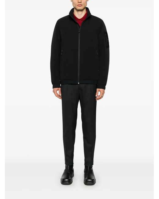 Boss Black Logo-Patch Padded Jacket for men