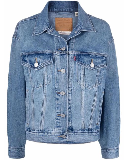 Levi's Denim Jack in het Blue