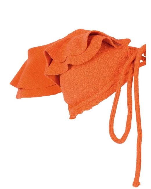 Clube Bossa Hopi オフショルダー ビキニトップ Orange