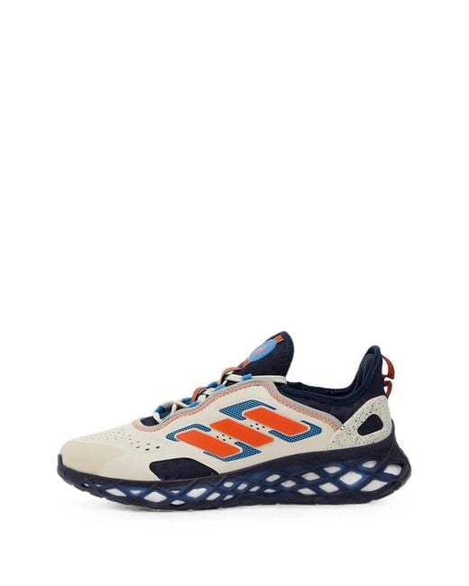 Adidas Blue Web Boost Sneakers for men