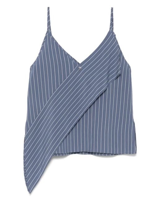 Dondup Blue Striped Top