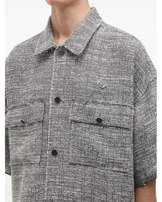 Musium Div. Gray Oversized Shirt for men