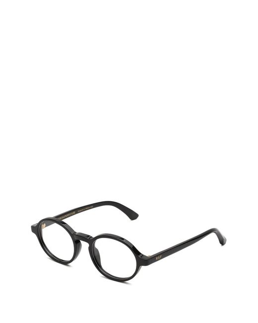 Retrosuperfuture Black Round Frame Glasses
