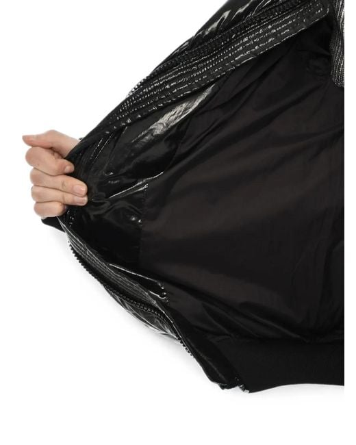 DIESEL Black Quilted-Pattern Jacket