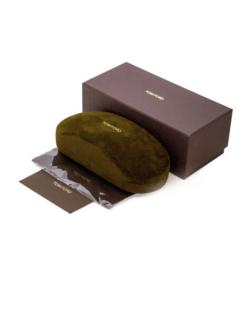 Tom Ford Green Rectangular Pilot Sunglasses for men