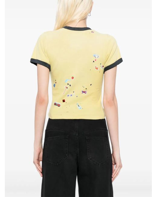 Maison Mihara Yasuhiro Natural Graphic Print T-Shirt