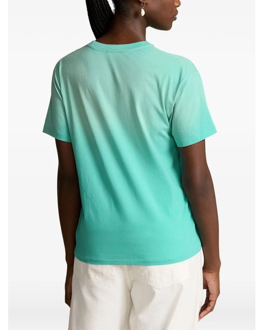 Polo Ralph Lauren Blue T-Shirt À Logo