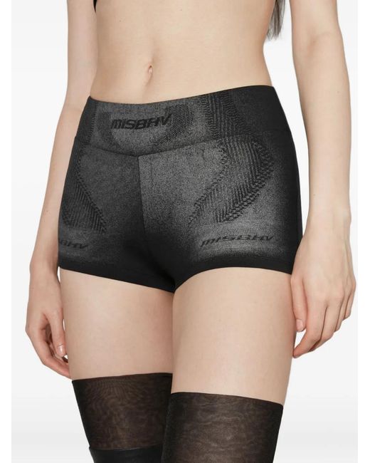 M I S B H V Black Short À Logo