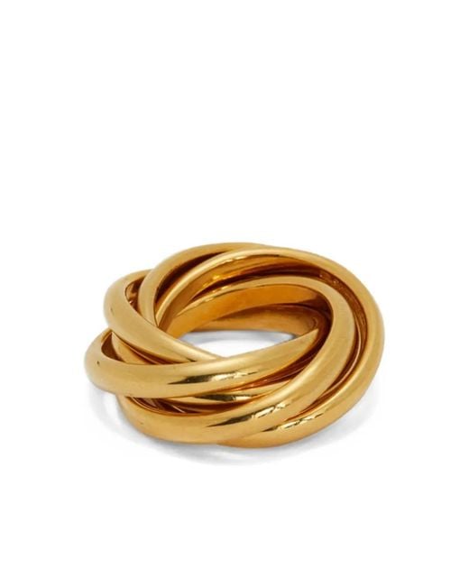 Jil Sander Metallic Multi-Layer Ring
